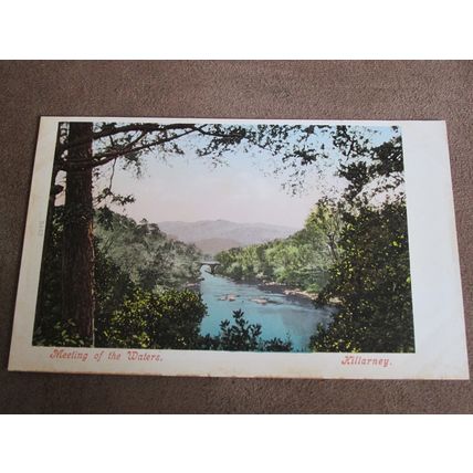 Early Postcard - Meeting of the waters, Killarney - Eire / Ireland