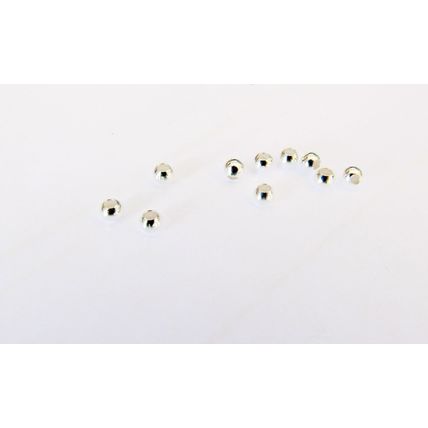 2mm 925 Stirling Silver Round Beads Perfect Spacer Bead Quality 3 pack sizes C13