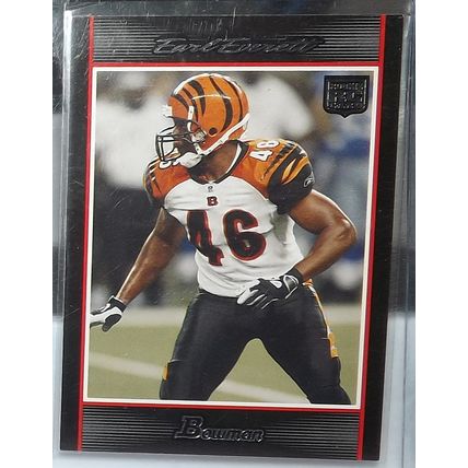 2007 Bowman EARL EVERETT (Bengals) Rookie card #195
