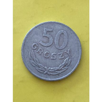 Umlaufmünze Polen 50 Groszy 1974