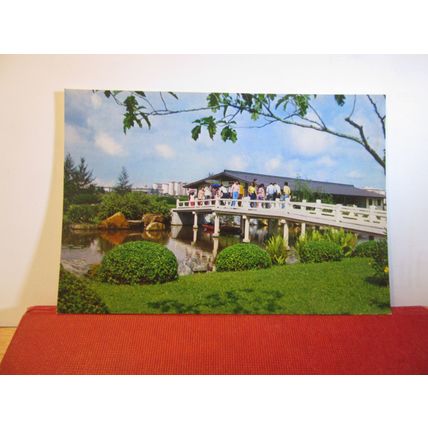 THE SEIWAEN JAPANESE GARDEN, JURONG, SINGAPORE unused postcard =