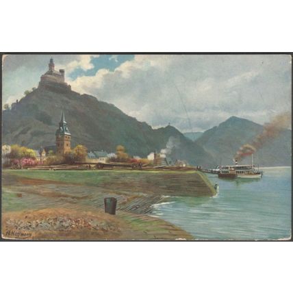 H Hoffmann - Braubach und die Marksburg, c.1910 - Edmund von König AK