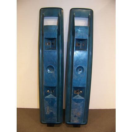 1966 67 68 Chrysler Dodge Plymouth 16 1/4" Blue Front Armrest Bases OEM 2589584