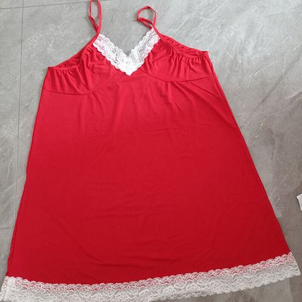 Nightdress Lingeries Sleepwear Nightgowns Pyjamas Plus Size Womens Lace Babydoll