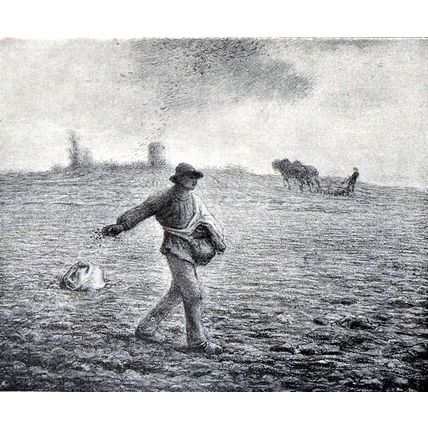 SOWER 1893 Jean-François Millet PRINT