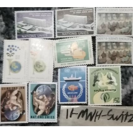 11 Switzerland All Different WW Worldwide Unused Mint MNH OG Lowest Price!!!