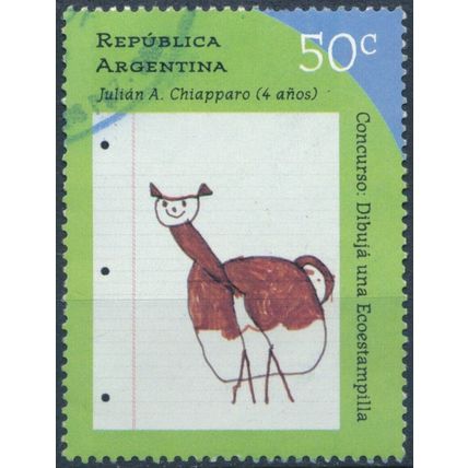 Draw An Eco Stamp Competition: 50c - Argentina 1997 - F H - MiNr 2381