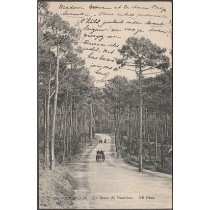 La Route du Moulleau, Arcachon, 1912 - Neurdein CPA ND310