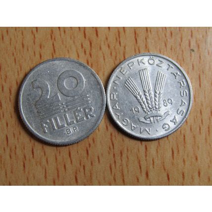 Hungary 1989 20 Filler Coin