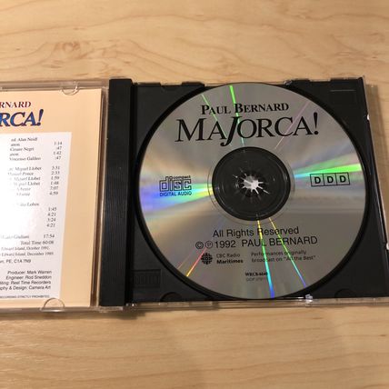 Paul Bernard. Majorca! CD 15 Tracks