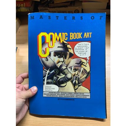 1978 1ST EDITION "MASTERS OF COMIC BOOK ART" HUGE PAPERBACK BOOK (P3)