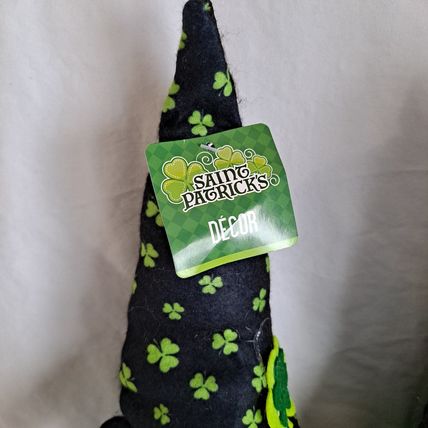 New Lot 2 PLUSH ST PATRICK'S DAY 13" GNOMES Bean Bag Greenbrier Decor Felt