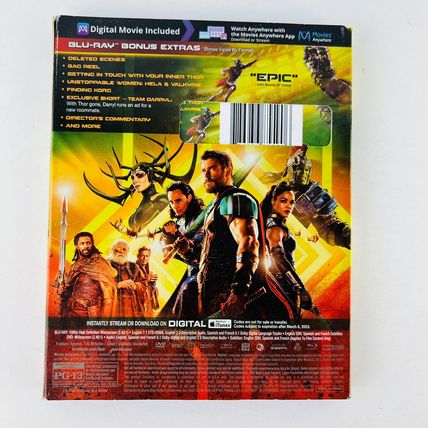 Marvel Studios Thor: Ragnarok Blu-ray + DVD + Digital HD Combo Disc