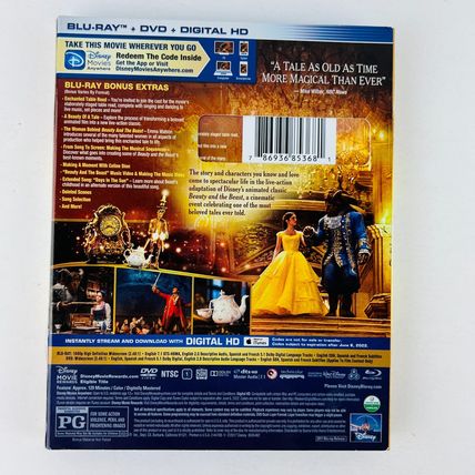 Walt Disney - Beauty And The Beast Blu-Ray / DVD 2-Disc