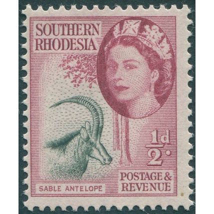Southern Rhodesia 1953 ½d grey-green & claret SG78 unused