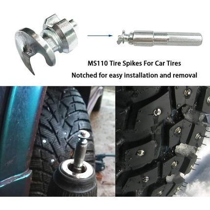 Marrkey Tires Studs/Screw Snow Carbide Spikes/Wheel Tyres Studs for Racing Car,B