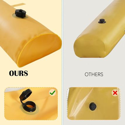 4 Pack 6 Ft Flood Barrier for Home, Reusable Outdoor Water Barriers,Water Barrie