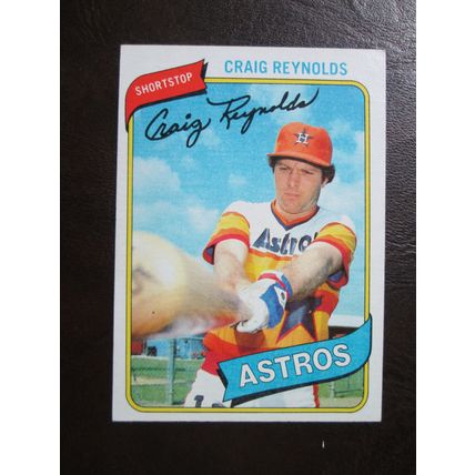 Two (2) Craig Reynolds Baseball Cards - See Pictures and Description Below