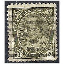 Canada 1903 SG186 20c Deep Olive-Green Good/Fine Used .