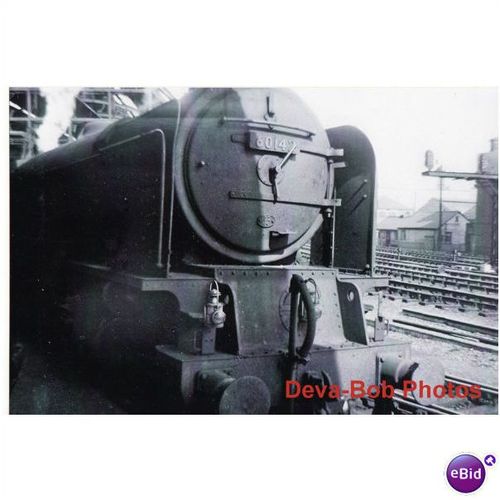 Railway Photo LNER A1 60142 Edward Fletcher NEWCASTLE 1960 Pacific Loco