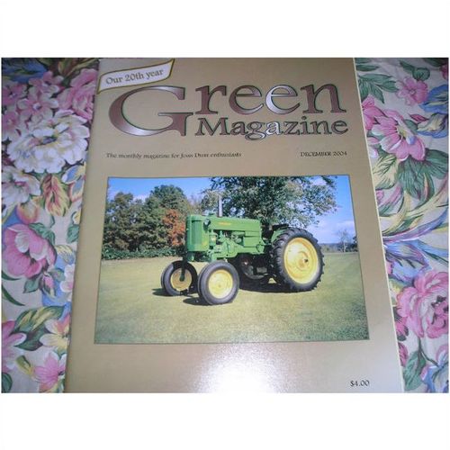 Vintage John Deere Green Magazine. 2004 Farm Tractors. zorfd2