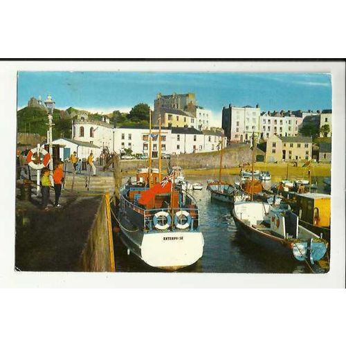 Wales TENBY Harbour Postcard by Photo Precision (PT27100)
