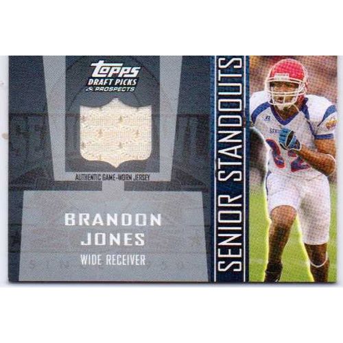 2005 Topps Draft Picks and Prospects Senior Standout Jersey Brandon Jones #SS-BJ