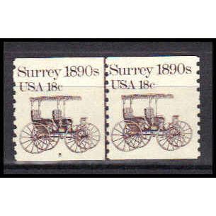 1907 18c Surrey Fine MNH Dry Gum CNP Left 8 PA0511