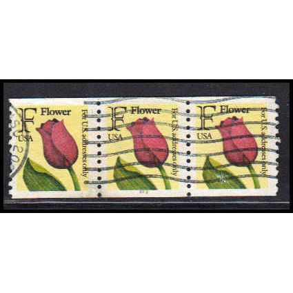 Used 2518 29c F Flower Very Fine PNC 2222/3 PA2986