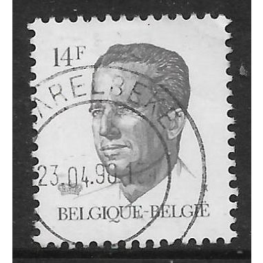 BELGIUM 1982 KING BAUDOUIN 14F BLACK SG2720 FINE USED