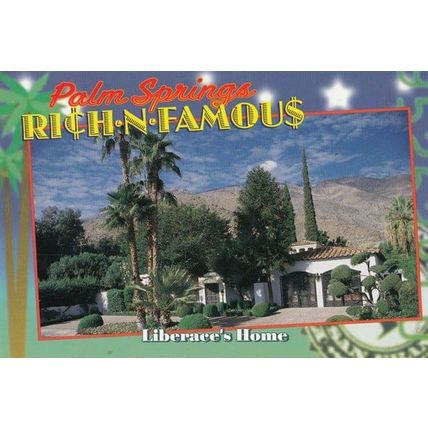 Liberace Liberace's Palm Springs Home Postcard