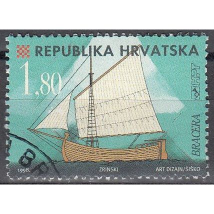 Hrvatska 1998 Michel 476 O Cote (2006) 0.60 Euro Le Bracera d'Istrie et Dalmatie