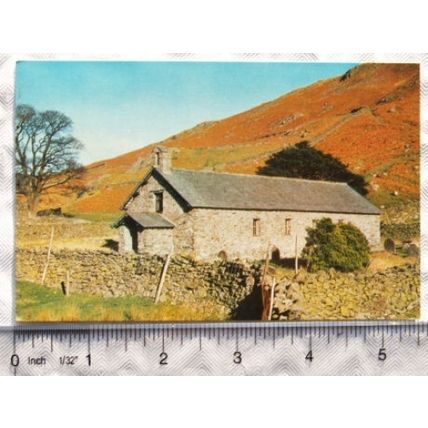 old postcard The Old Church of St Martin, Martindale