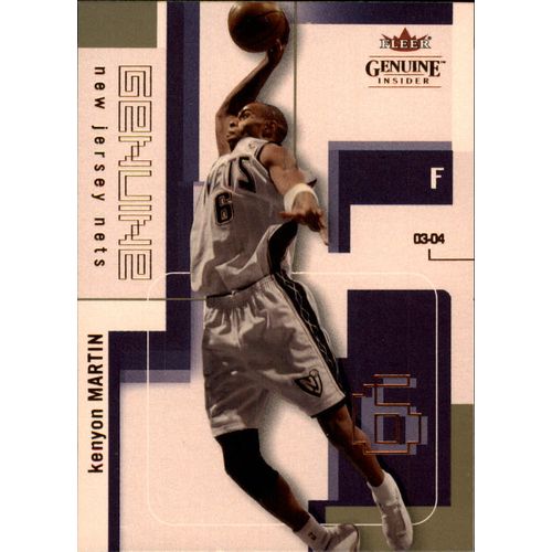 2001-02 Fleer Genuine Insider Basketball Kenyon Martin