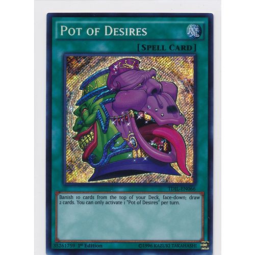 YuGiOh The Dark Illusion - TDIL-EN066 - Pot Of Desires - 1st Edition