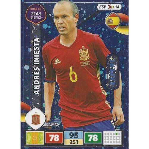 Adrenalyn XL Road to World Cup 2018: Expert - Spain, Iniesta