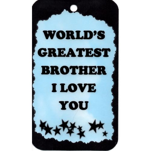 2046 Inspirational Sign World's Greatest Brother Magnet Family Friends Gifts