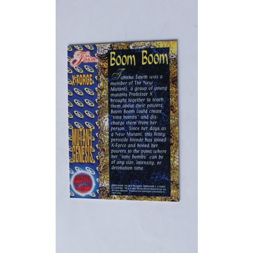 Flair Marvel Annual 1994 Base trading Card # 147 Boom Boom (D) Fleer