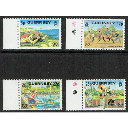Guernsey 1981 International Year for Disabled set 4v SG245-248 UM