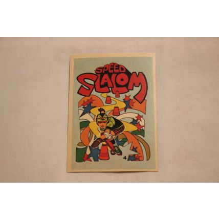 Russ Howell SPEED SLALOM 1977 Donruss Skateboard STICKER NO. 4