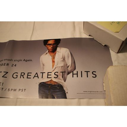 Lenny Kravitz Double Sided Promo Poster-LENNY KRAVITZ GREATEST HITS