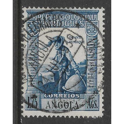 ANGOLA 1938 PRINCE HENRY THE NAVIGATOR 1a.75 BLUE SG 396 FINE USED