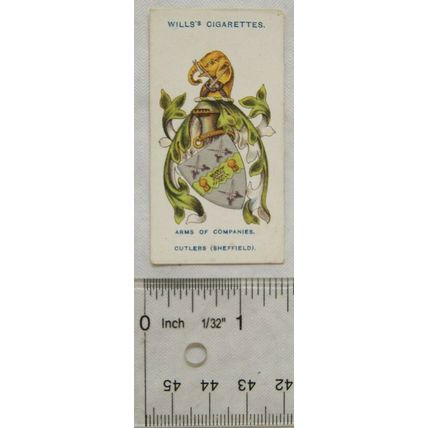 1913 Wills Arms of Companies No. 37 Cutlers' Company (Sheffield)