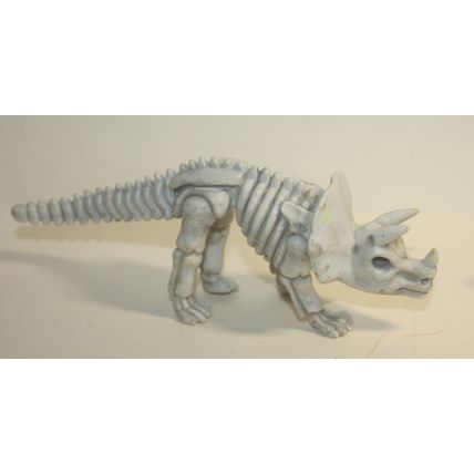 Dinosaur Skeleton Triceratops PVC Figure