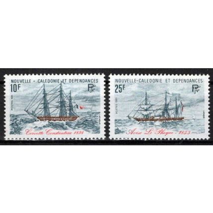 New Caledonia 466-467 MNH Sailing Ships Transportation ZAYIX 0524S0422