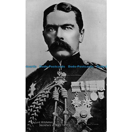 R055833 Lord Kitchener Secretary of State for War. Valentine