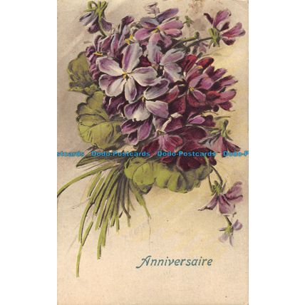 R055834 Greetings. Anniversaire. Flowers. A. Noyer. Luxographie