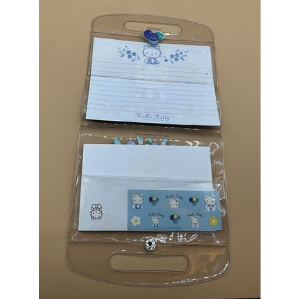 A Rare Adorable Blue Themed Sanrio 2004 Hello Kitty Letter set