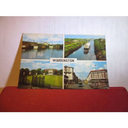 multiview, WARRINGTON, LANCASHIRE unused postcard dated 1970 =