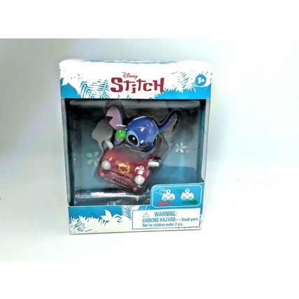 Disney Stitch #15753 2.5" figure in car, boxed. FAST SHIP!